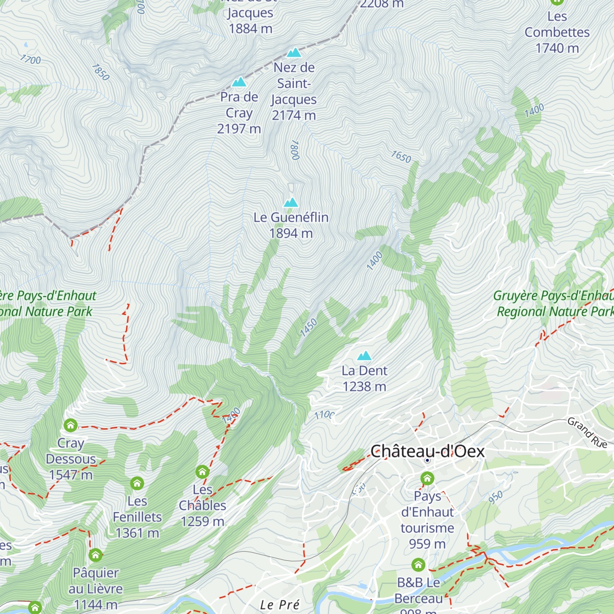 La Cabane des Choucas map