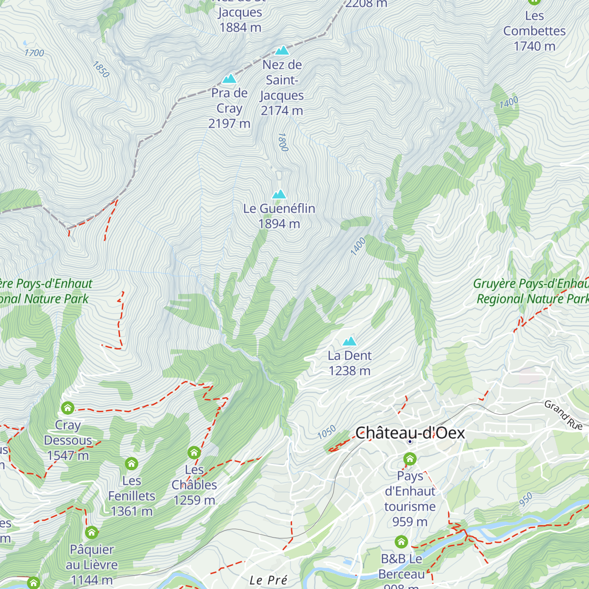 La Cabane des Choucas map