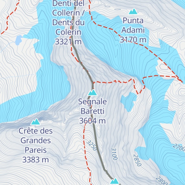 Map of Segnale Baretti