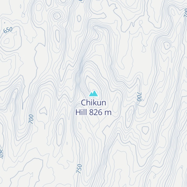 Map of Chikun Hill