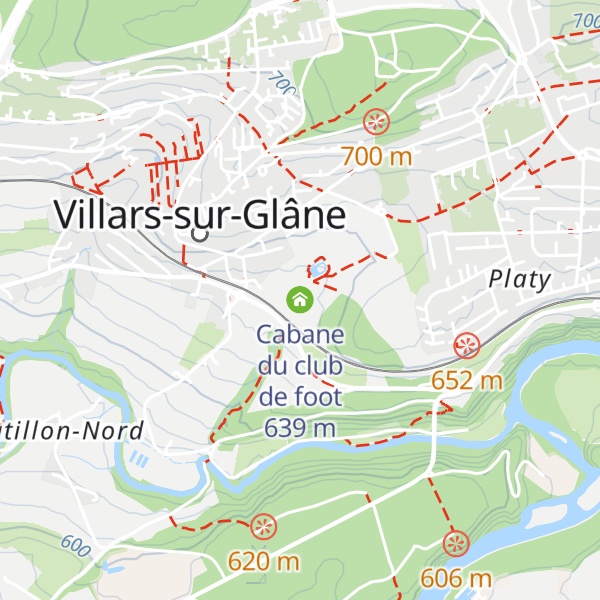 Map of Cabane du club de foot
