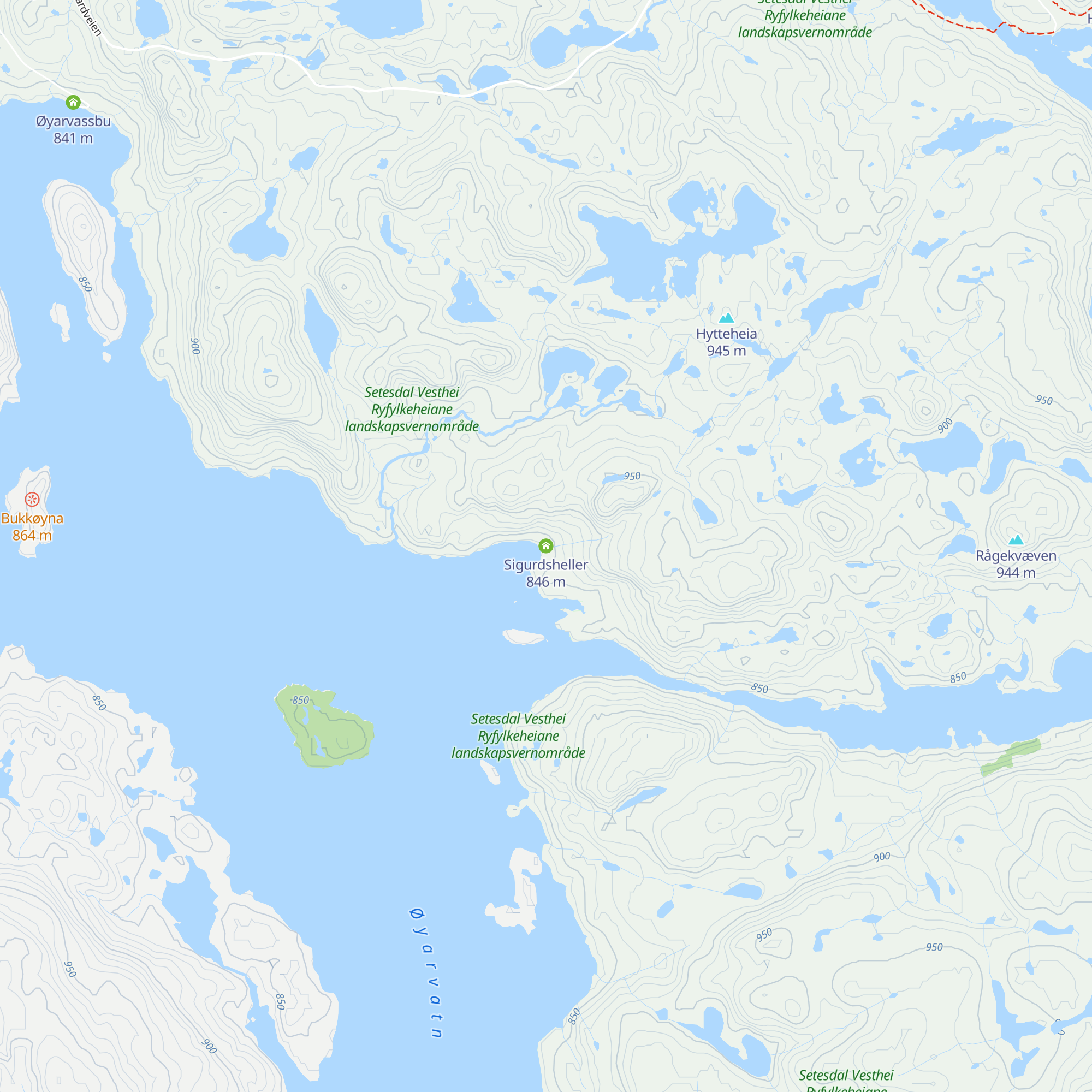 Sigurdsheller map