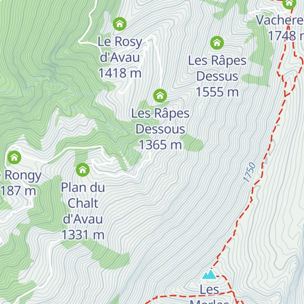 Map of Cierne aux Boeufs