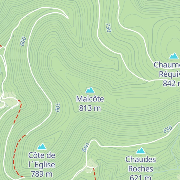 Map of Malcôte