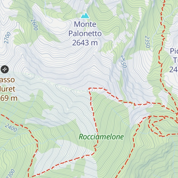 Map of Monte Palon
