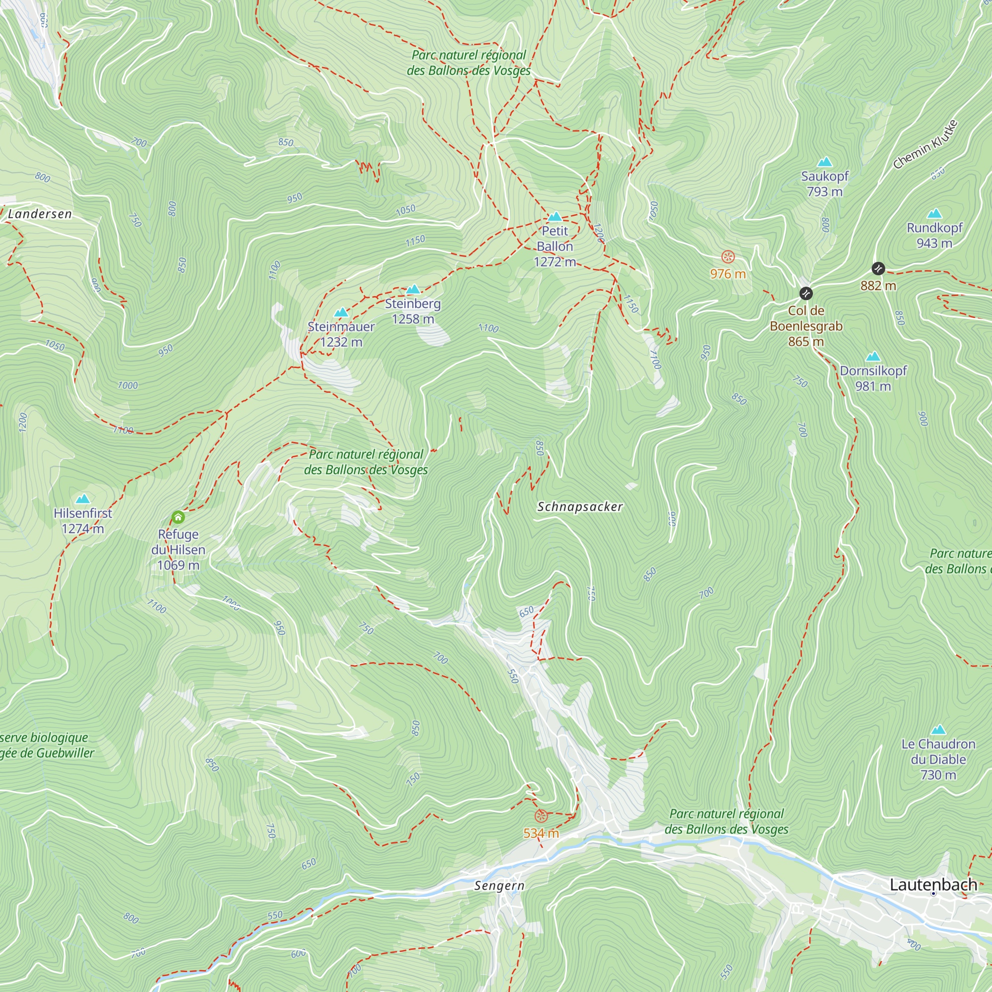 Cabane de chasse map