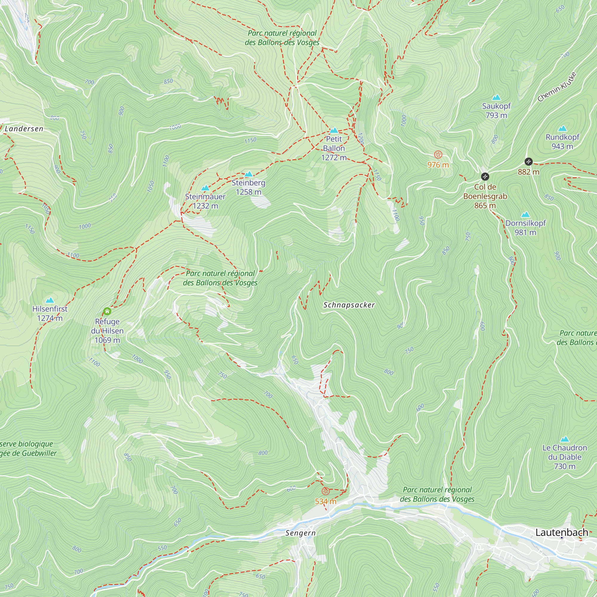 Cabane de chasse map