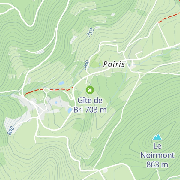 Map of Gîte de Bri