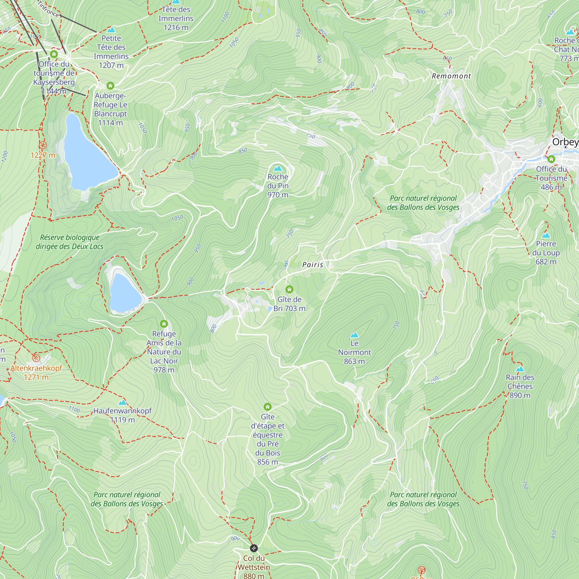 Gîte de Bri map