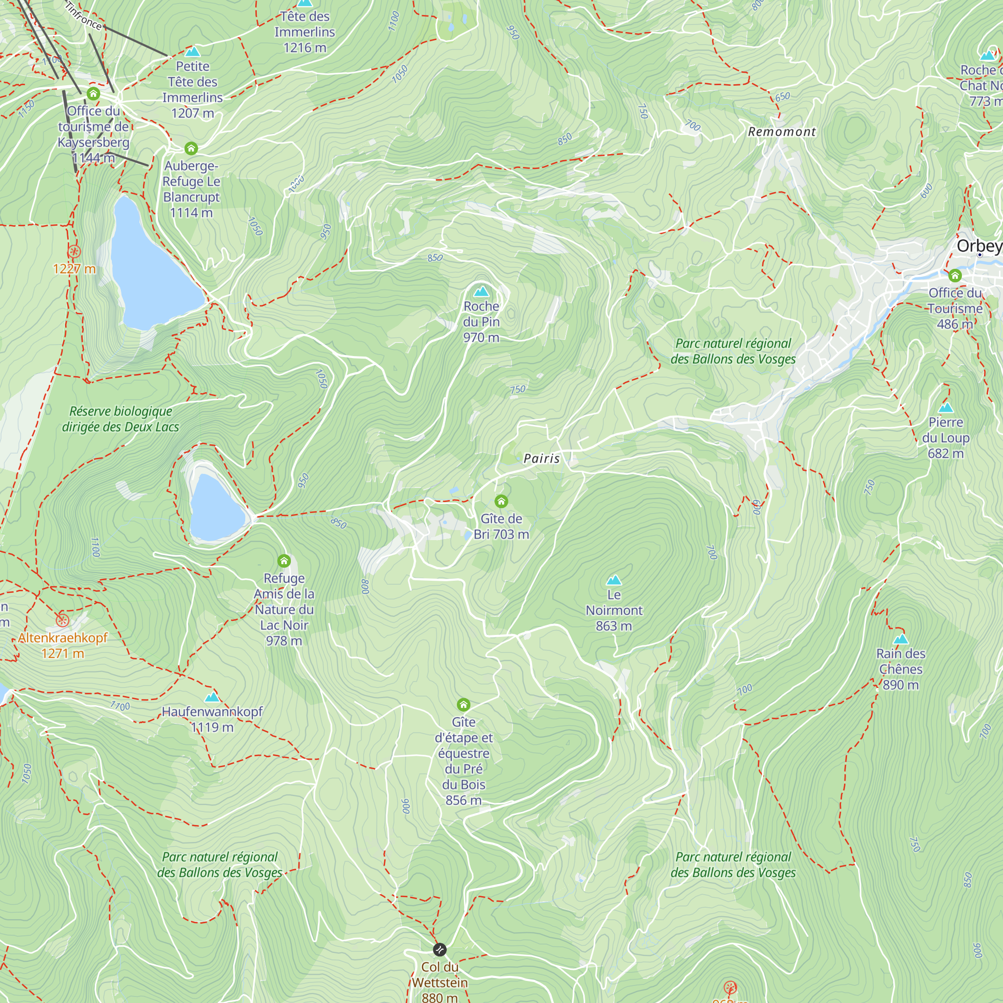 Gîte de Bri map