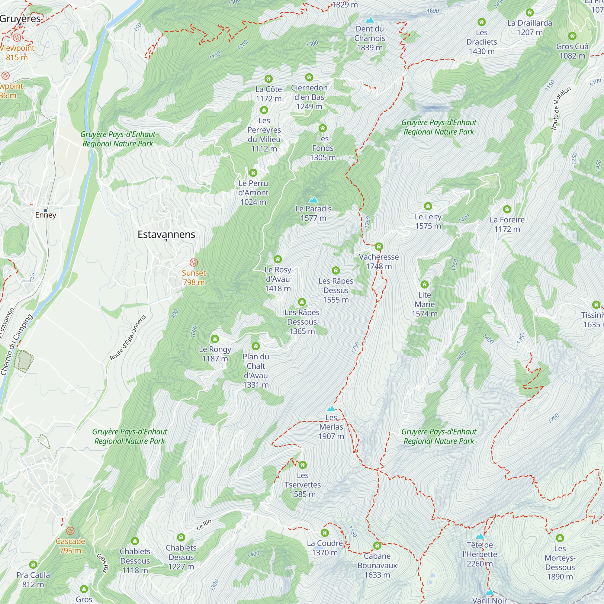 Les Râpes Dessous map