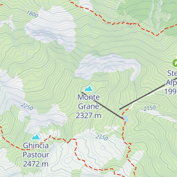 Map of Monte Granè