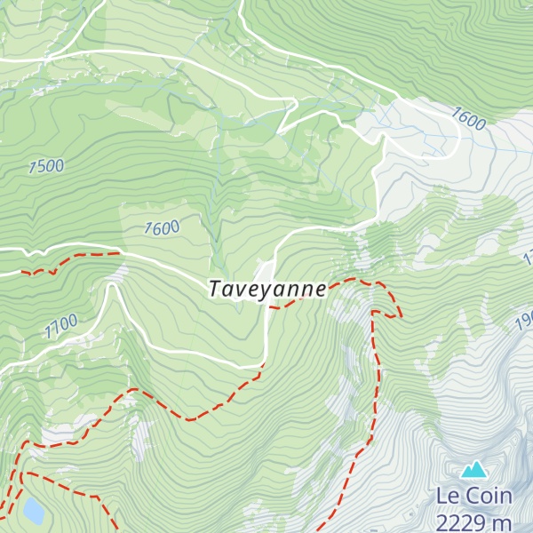 Map of Refuge de Taveyanne