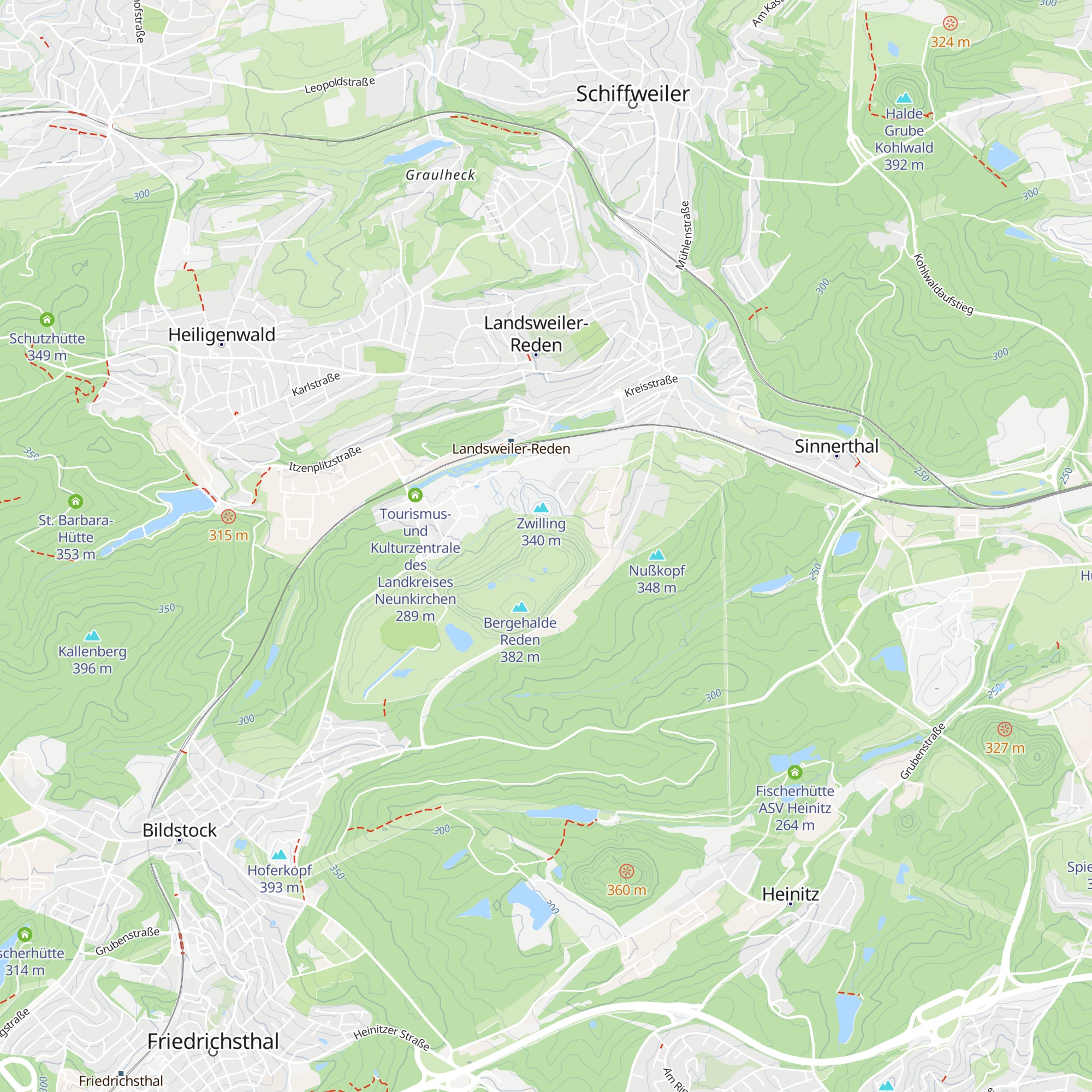 Bergmanns Alm map