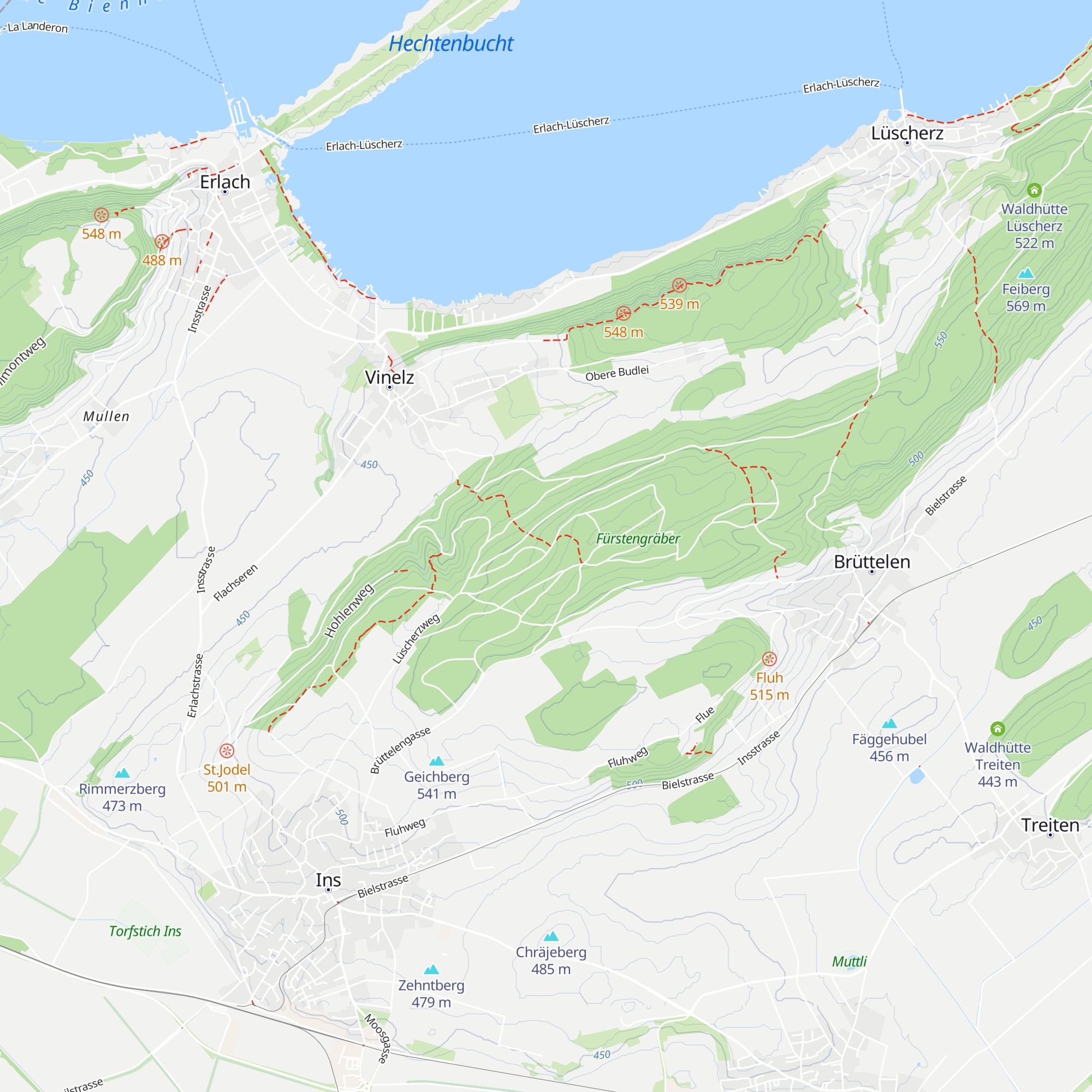 Waldhütte map