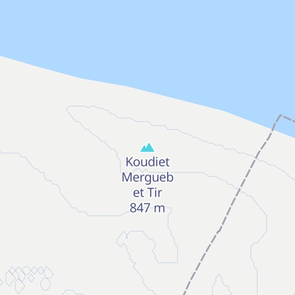 Map of Koudiet Mergueb et Tir