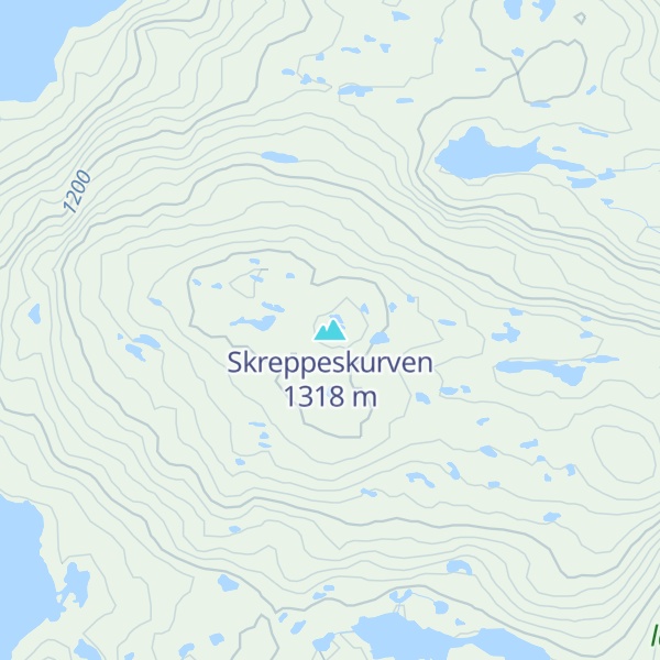 Map of Skreppeskurven