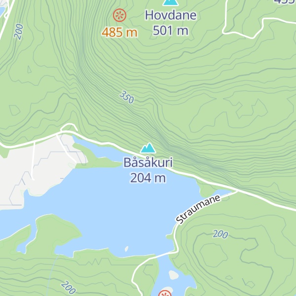 Map of Båsåkuri
