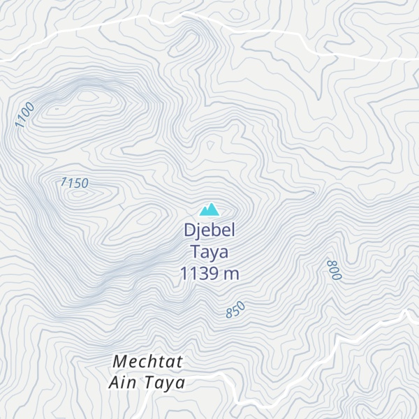 Map of Djebel Taya