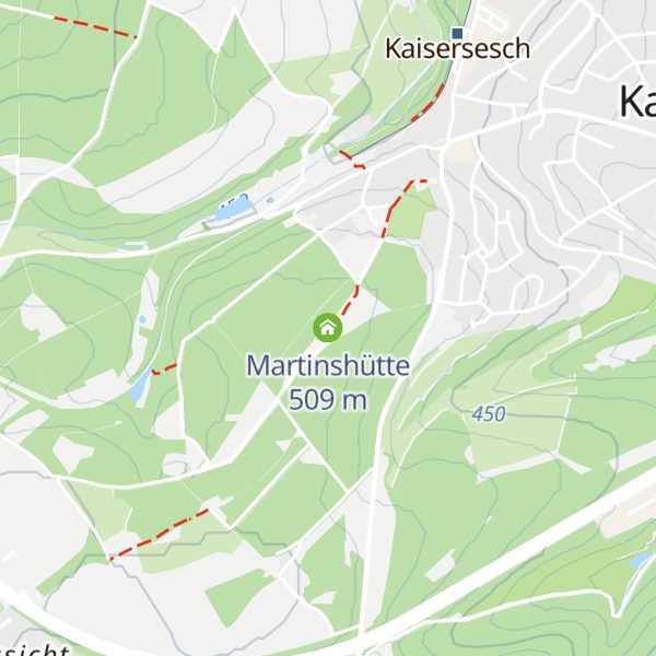 Map of Martinshütte