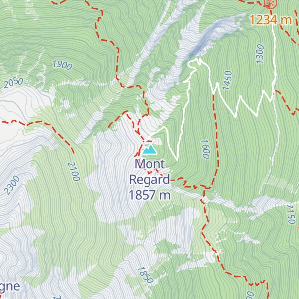 Map of Mont Regard