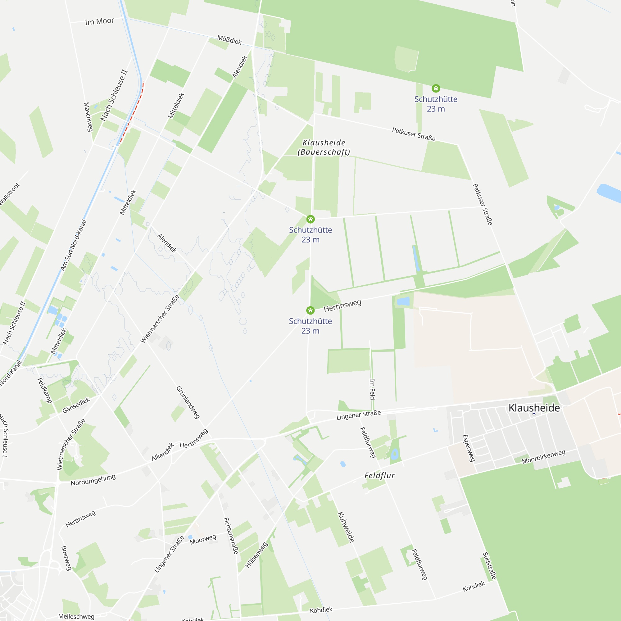 Schutzhütte map