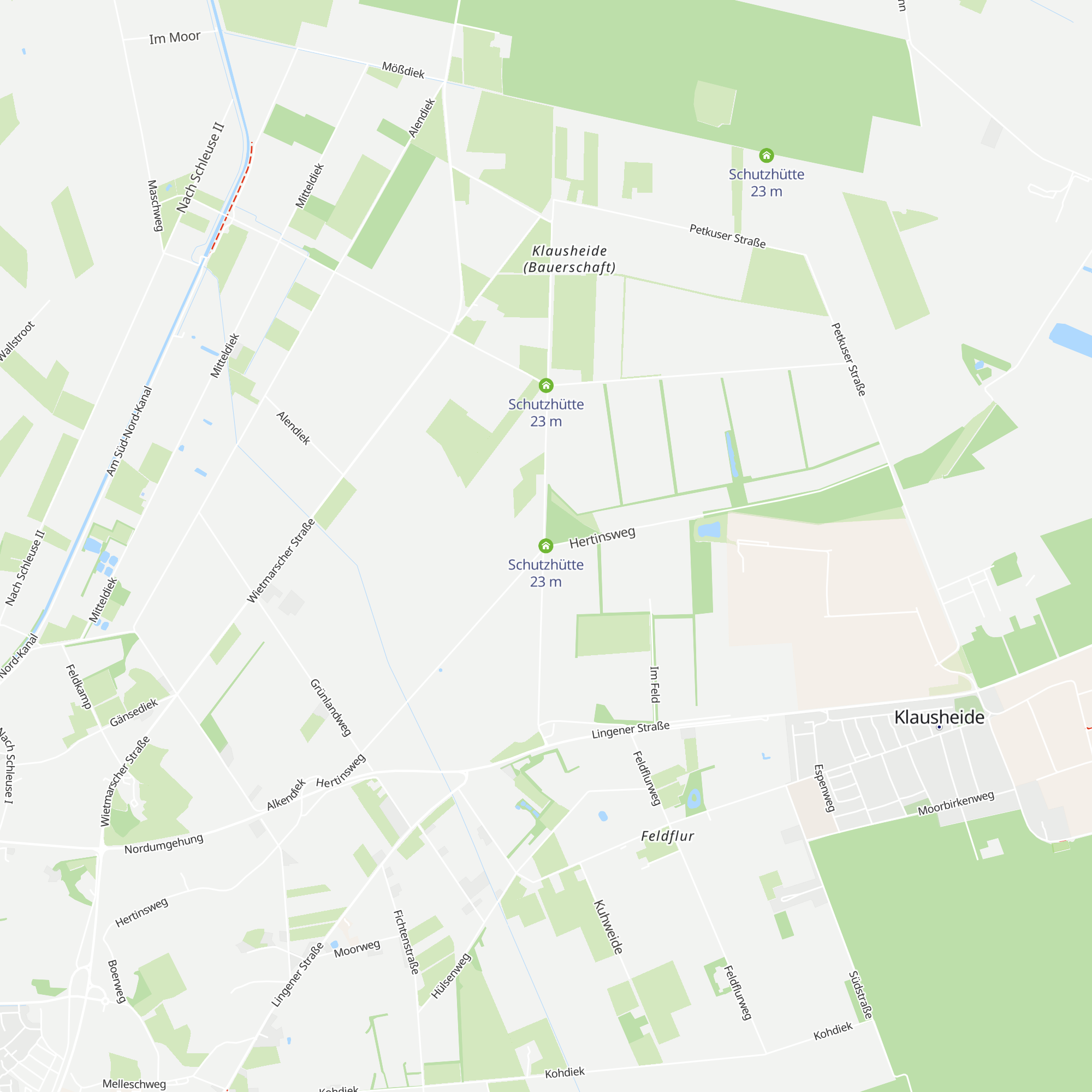 Schutzhütte map
