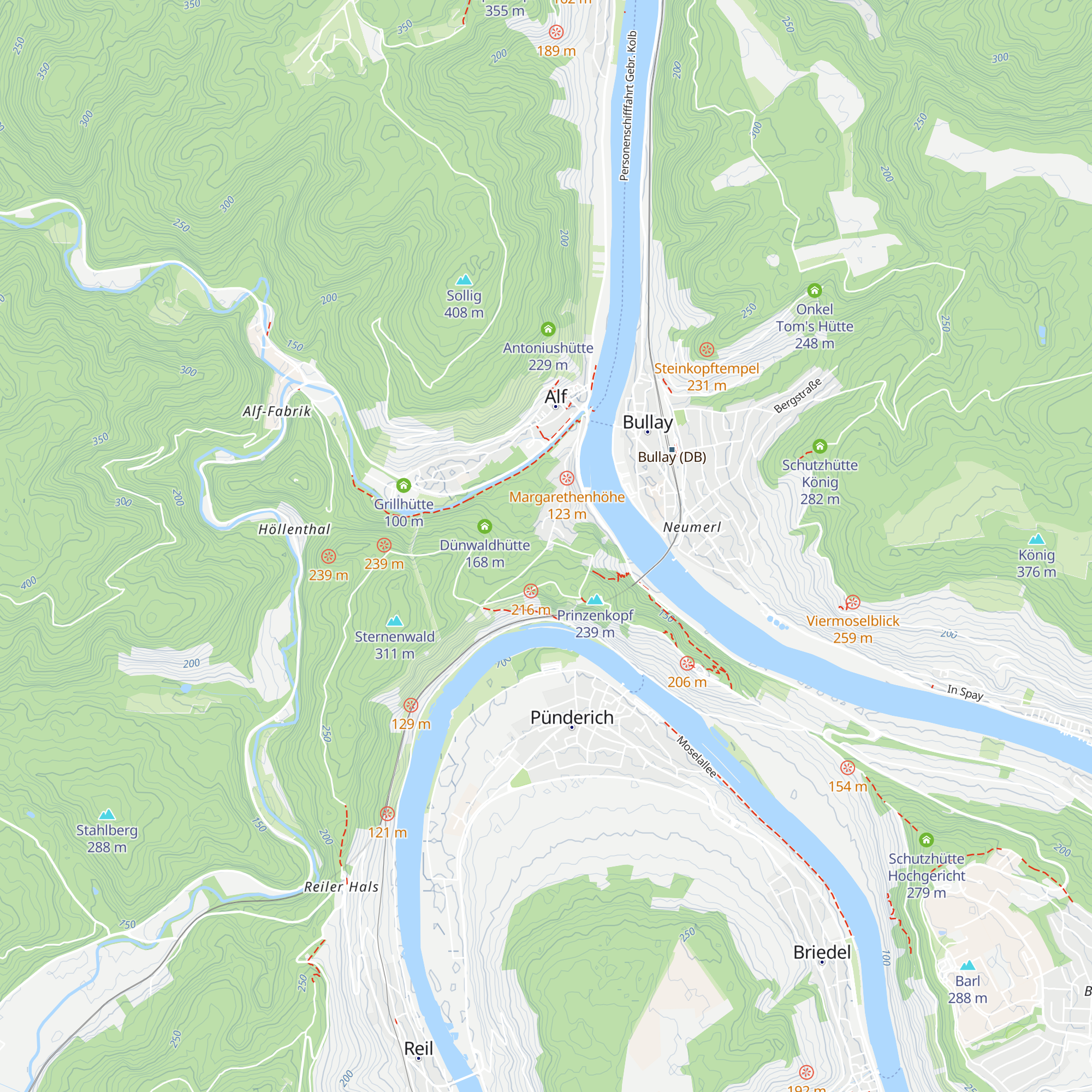Sternenwaldhütte map