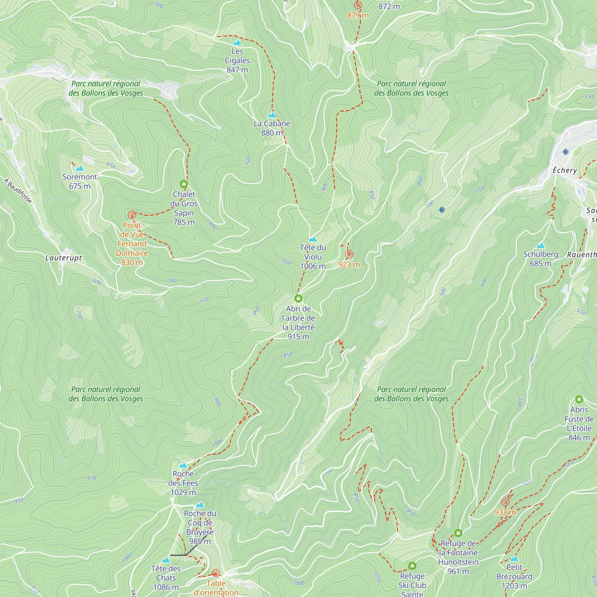 Abri de l'arbre de la Liberté map