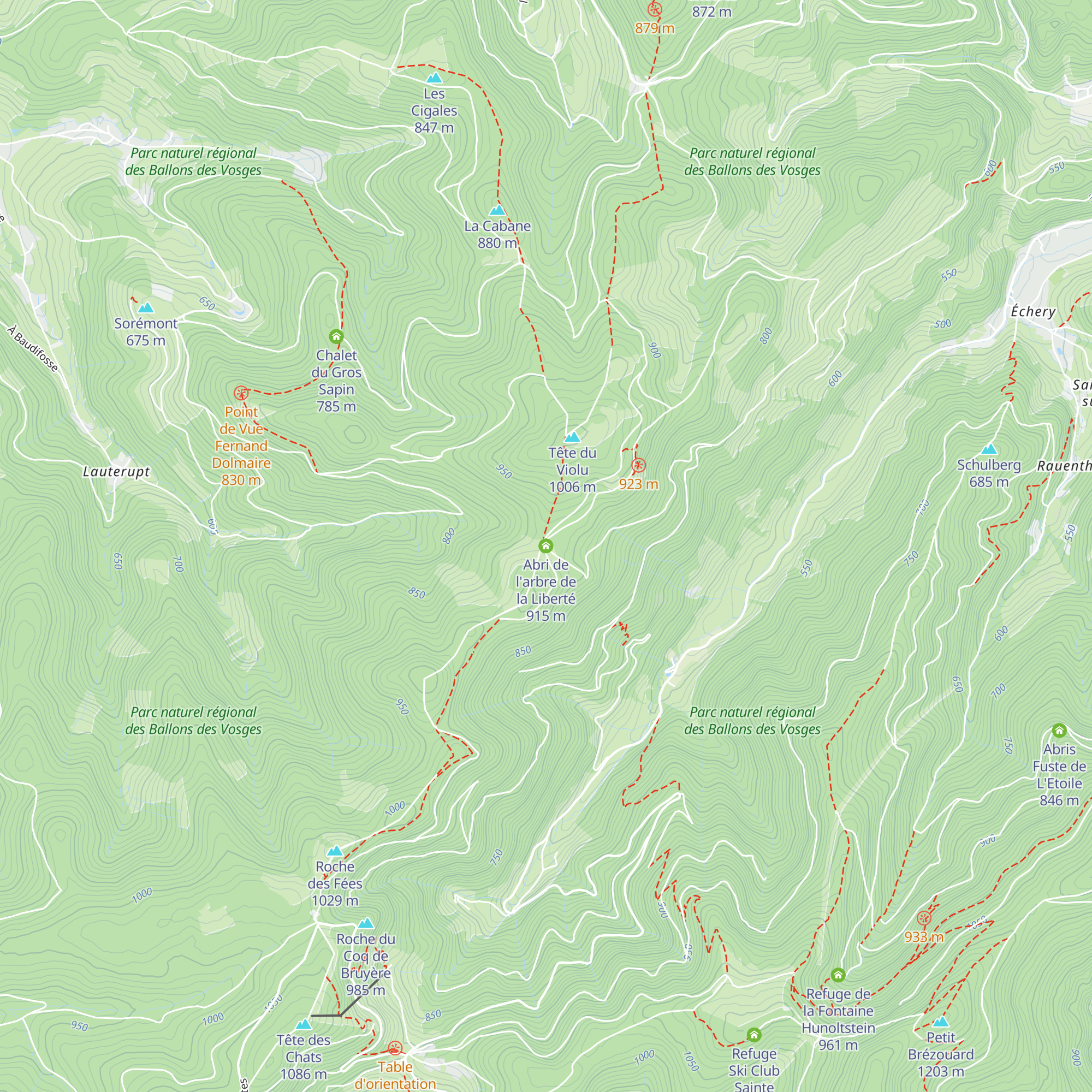 Abri de l'arbre de la Liberté map