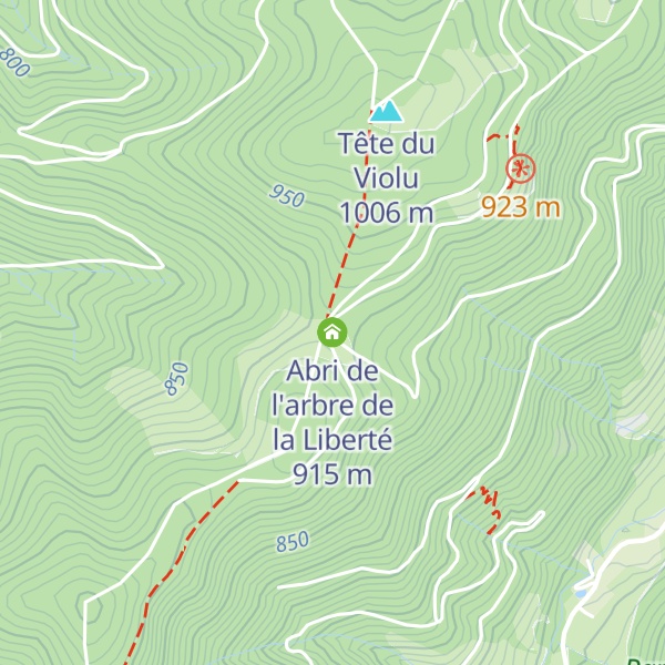 Map of Abri de l'arbre de la Liberté
