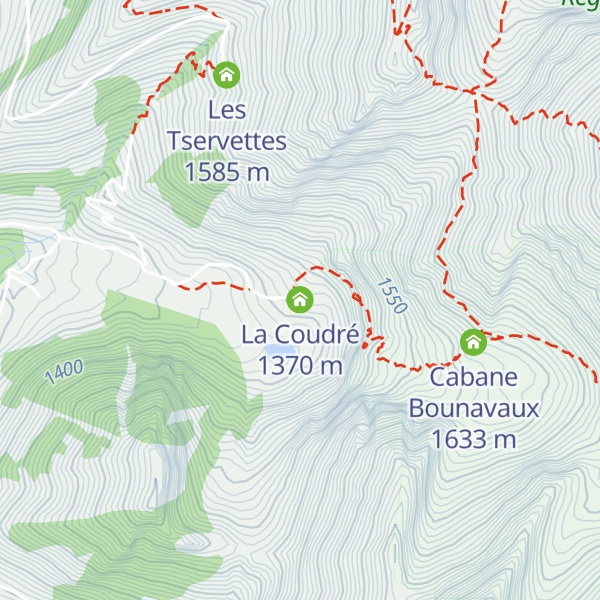 Map of La Coudré
