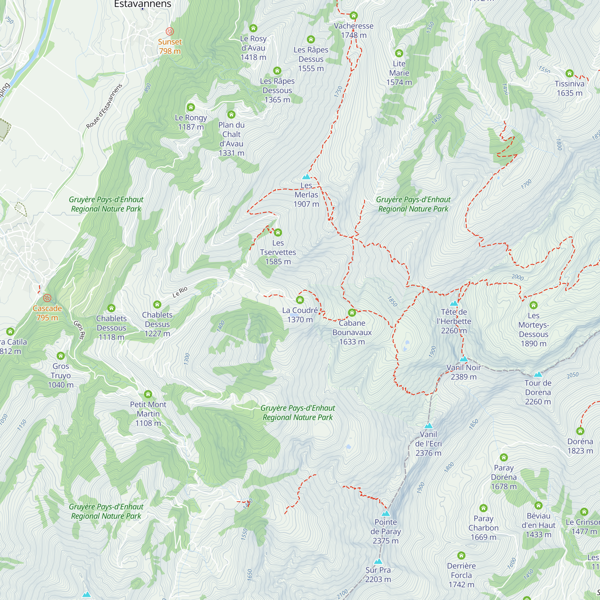 La Coudré map