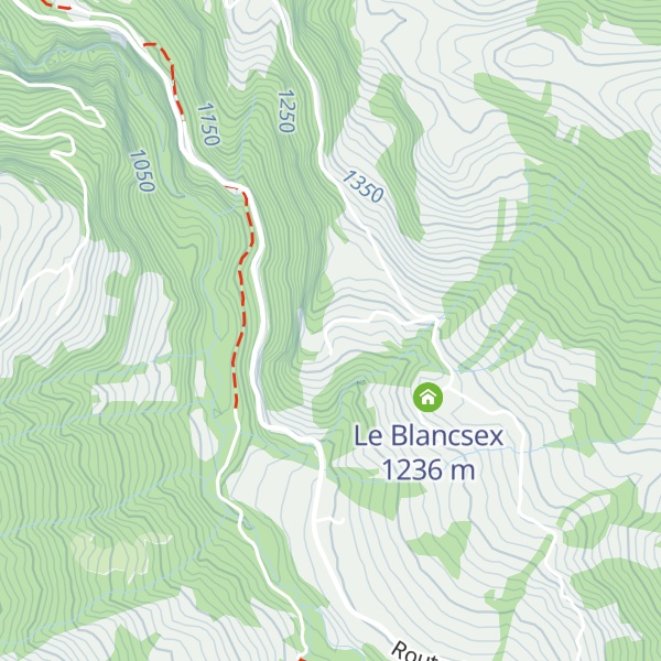Map of Le Blancsottet