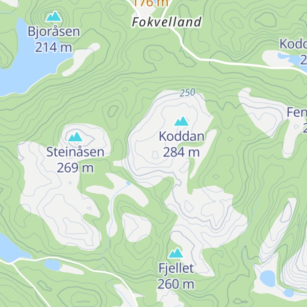 Map of Lauåsen