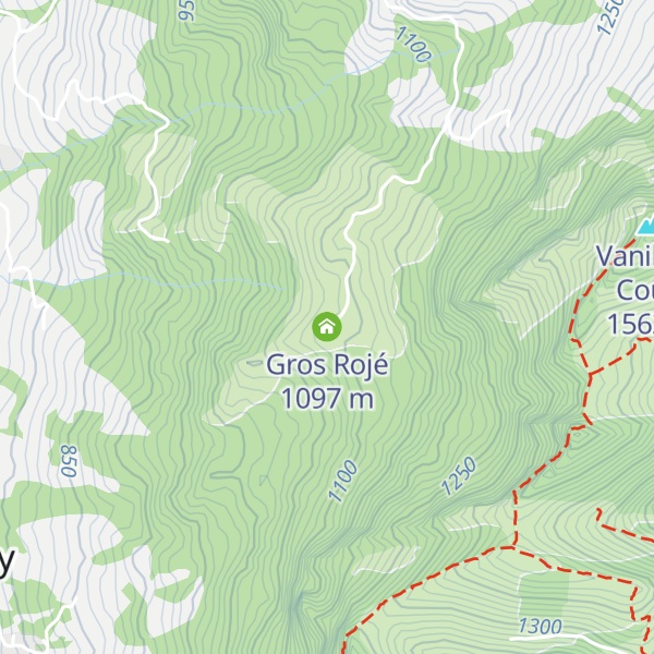Map of Gros Rojé