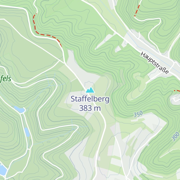 Map of Staffelberg