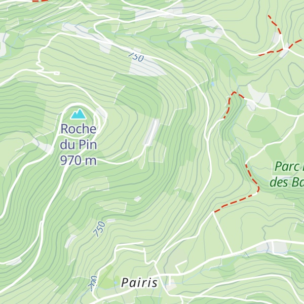 Map of Gîte des 4 lacs