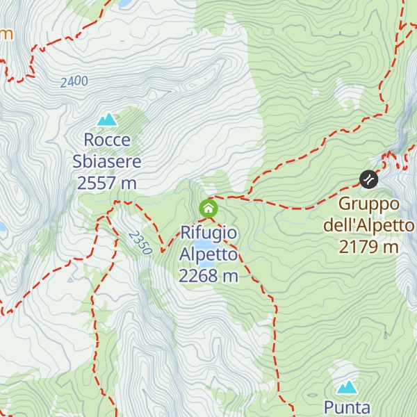 Map of Rifugio Alpetto