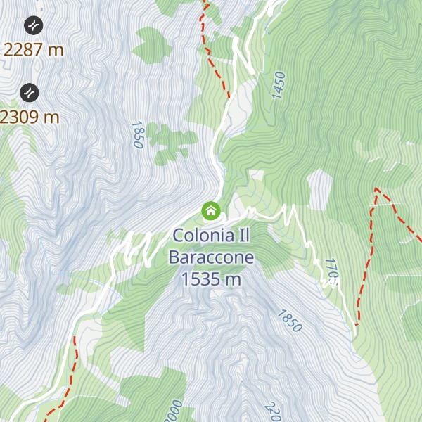 Map of Colonia Il Baraccone