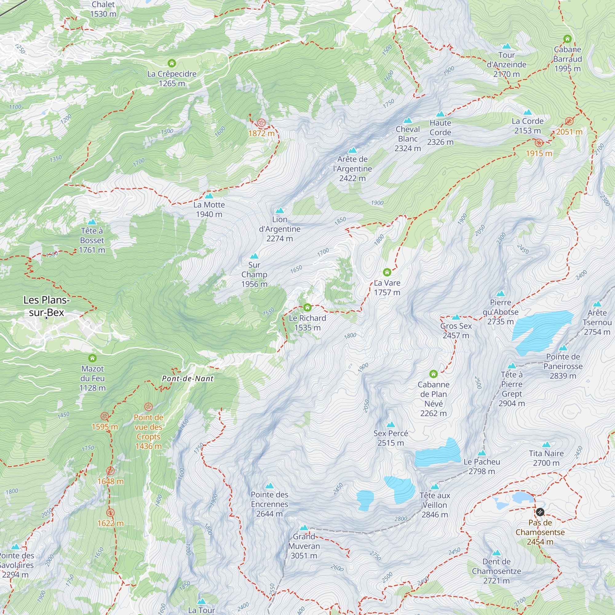 Le Richard map