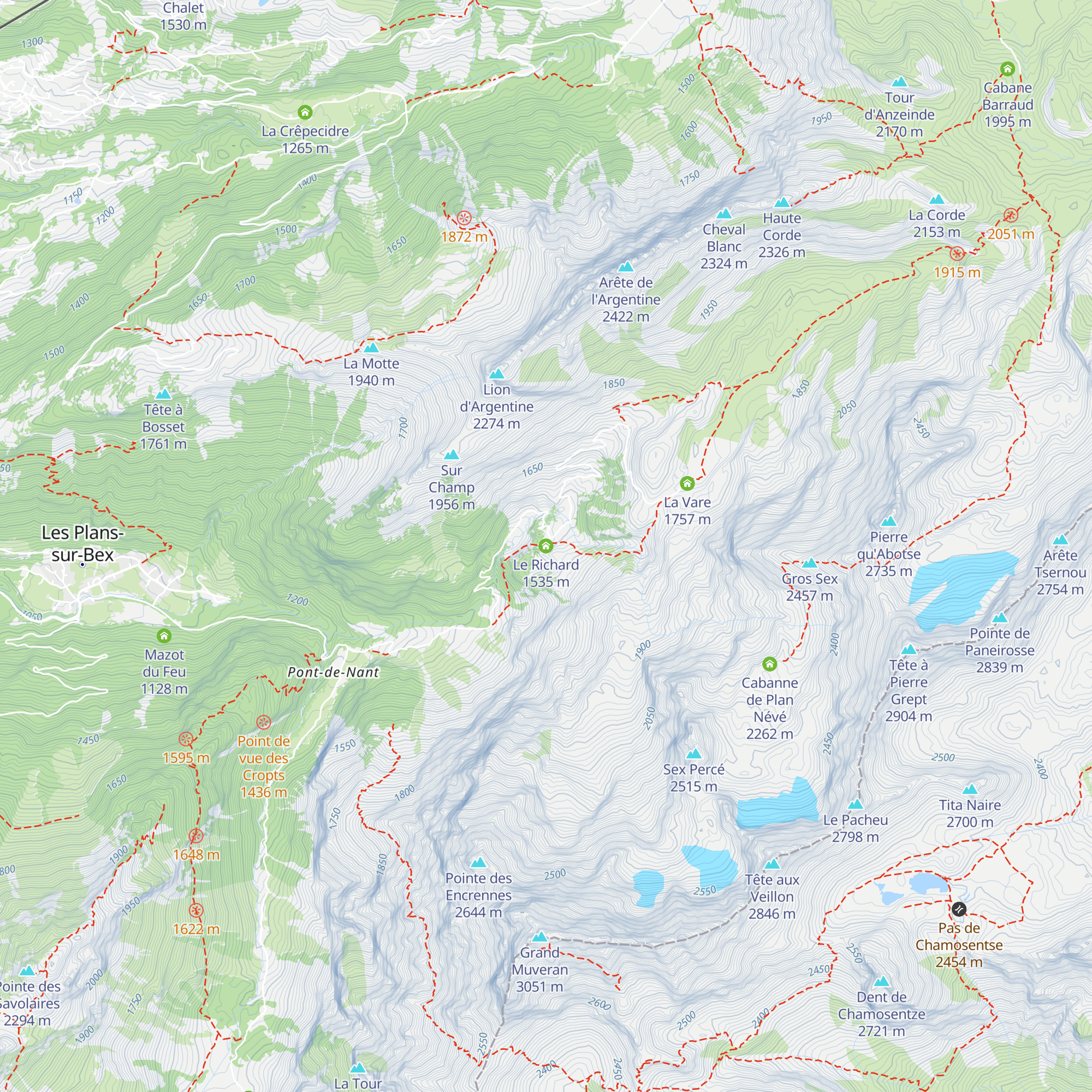Le Richard map