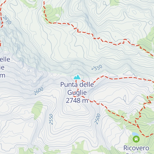 Map of Punta delle Guglie