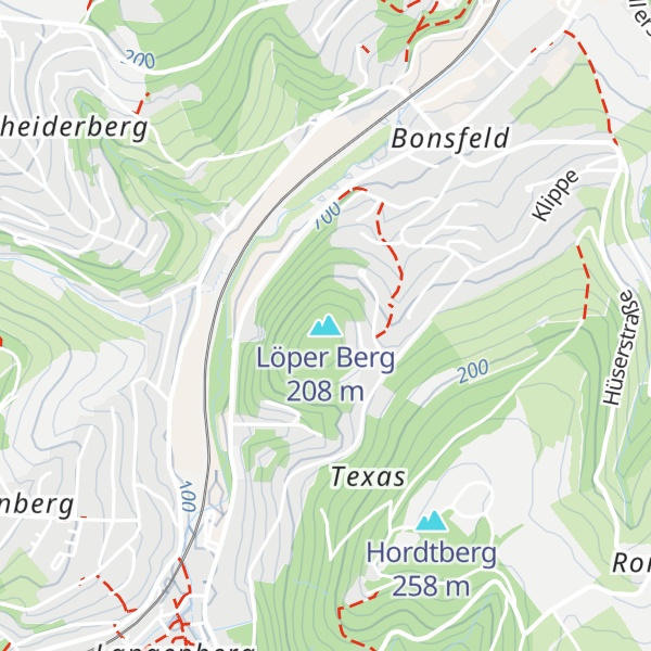 Map of Löper Berg