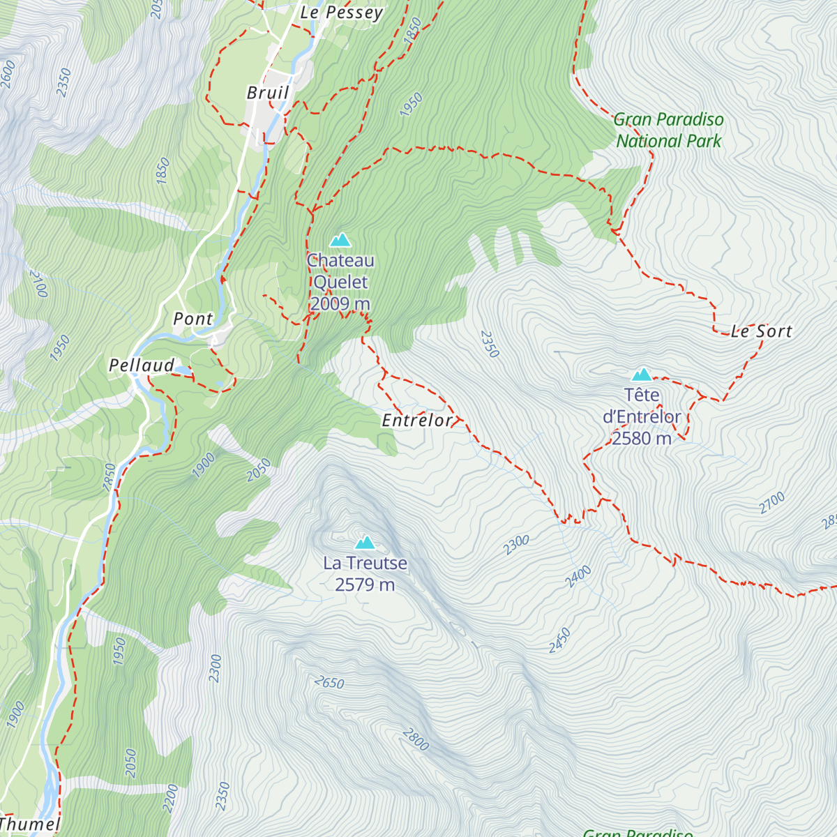 Rifugio delle Marmotte map
