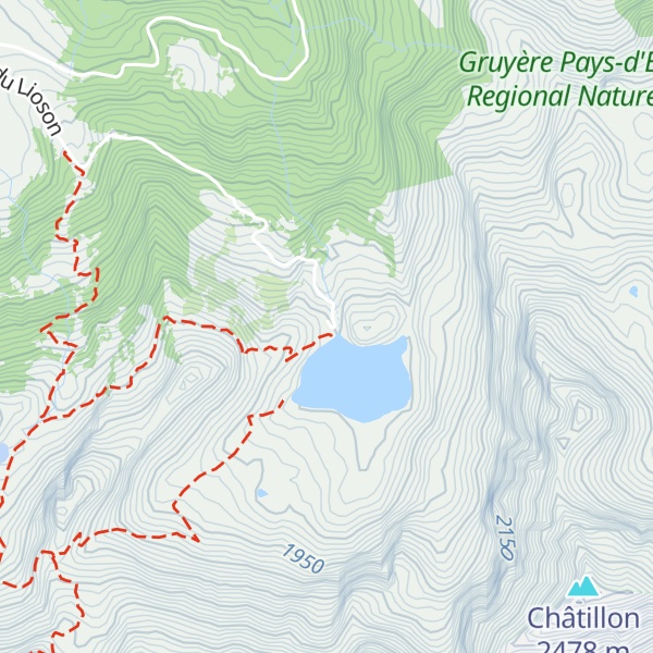 Map of Restaurant Lac Lioson