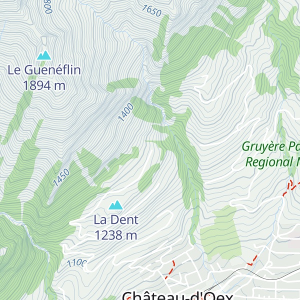 Map of La Dent