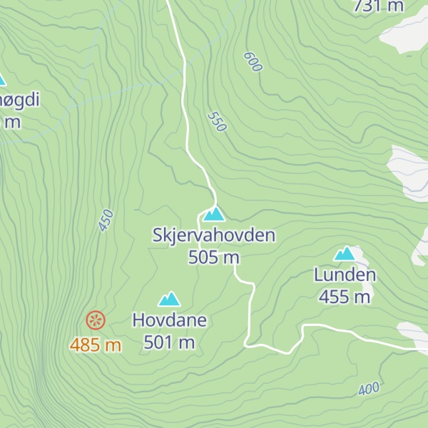 Map of Skjervahovden