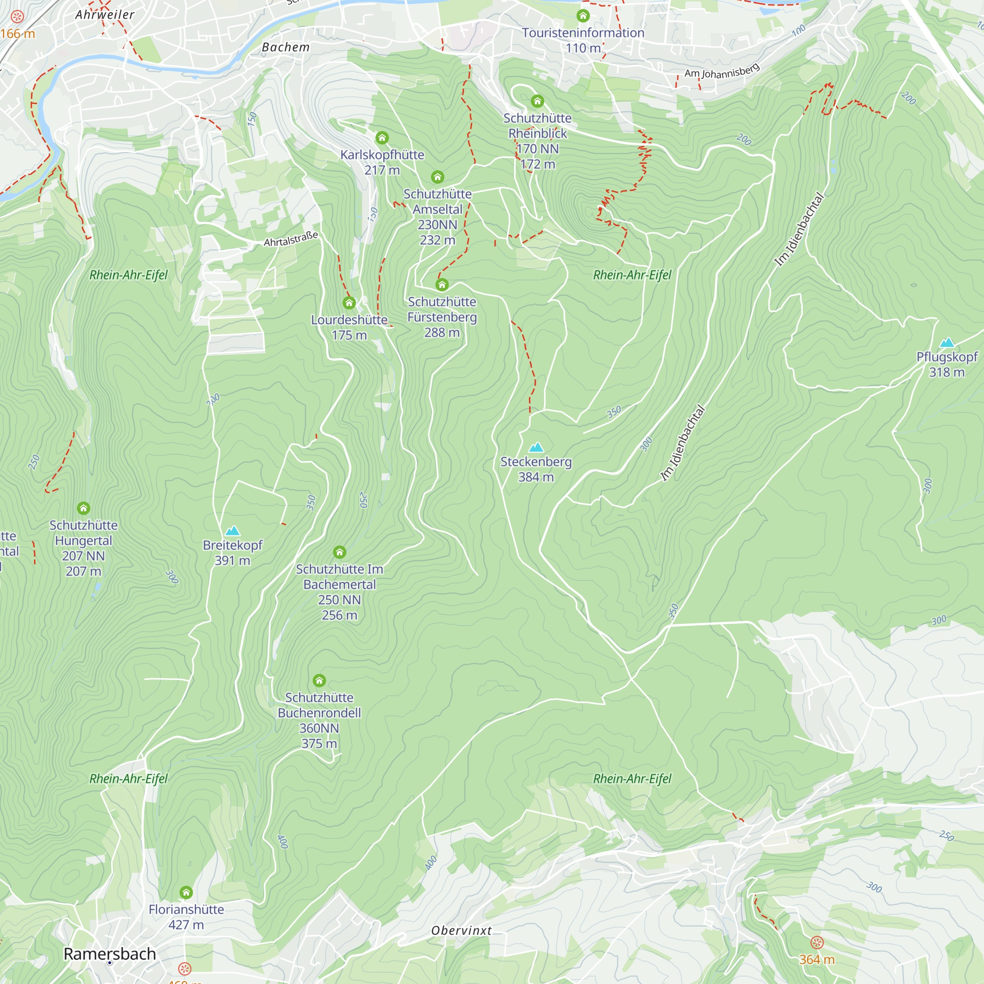 Bürgermeister Bloser Hütte map