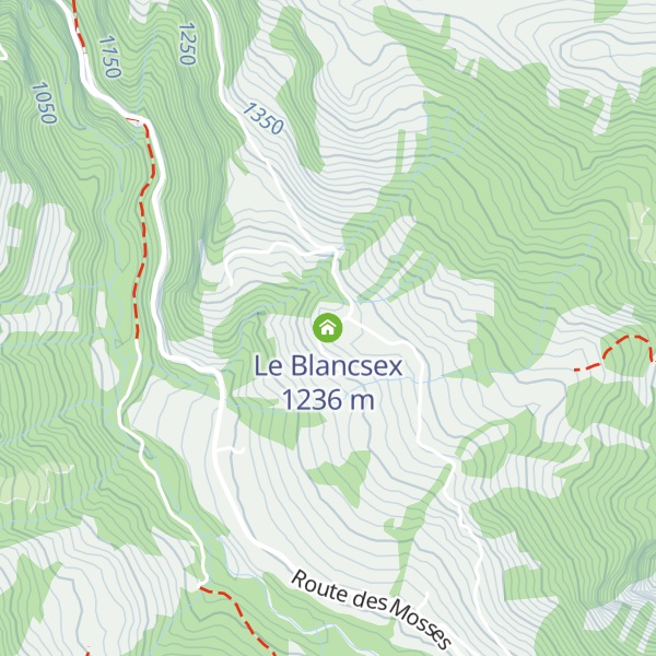 Map of Le Blancsex